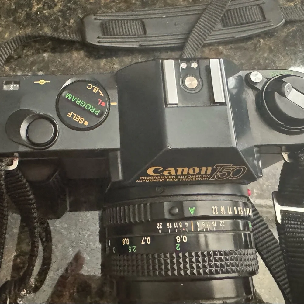 Canon T50 Black Film Camera with Lens